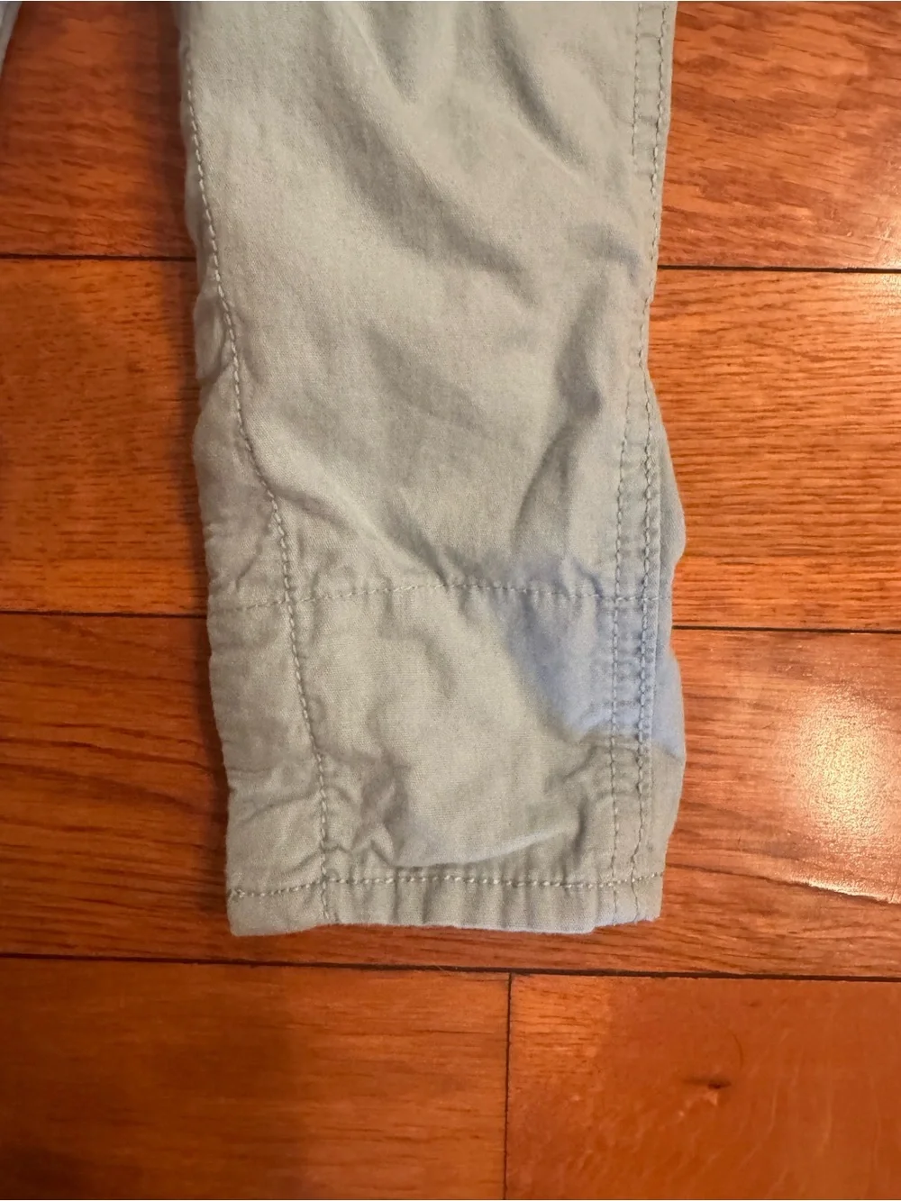 OshKosh B’gosh Baby Overalls 18 Months Light Blue Floral Lined EUC